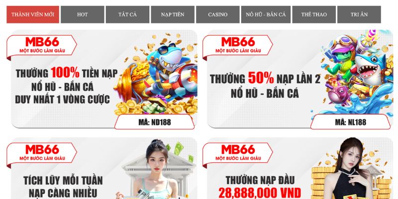 Lý do người chơi thích săn khuyến mãi MB66 - Cẩm nang khuyến mãi 2024