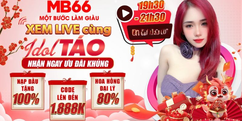 MB66 livestream tặng ưu đãi khủng
