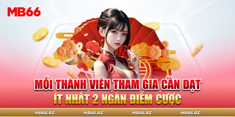 Yêu cầu về điểm tích luy khi tham gia điểm danh nhận thưởng MB66